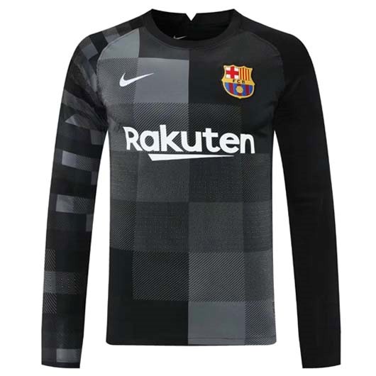 Tailandia Camiseta Barcelona Portero ML 2021-2022 Negro